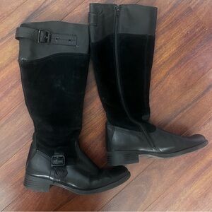Elegant Black Knee-High Women's Boots